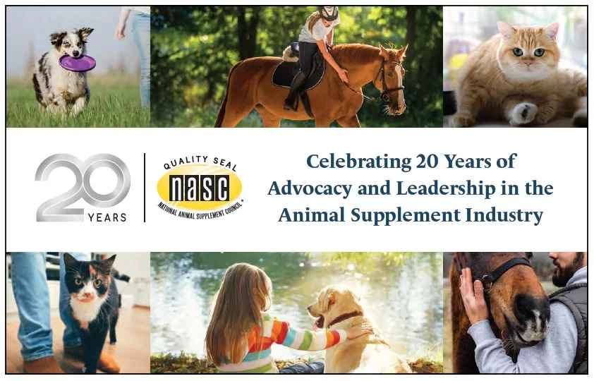 National Animal Supplement Council (NASC) 20 Year Celebration