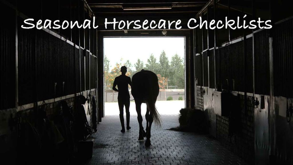 Your Seasonal Horse Care Checklist Hub