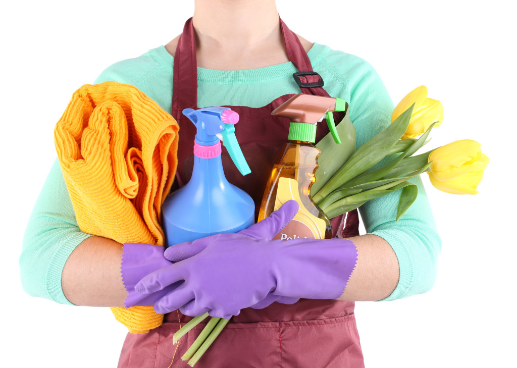 Horse Owner Preparing for Spring Cleaning